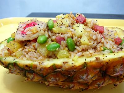 參考食譜 : 美味鳳梨炒飯