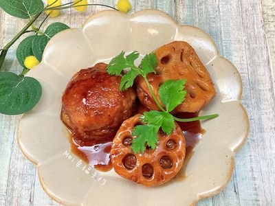 照燒蓮藕漢堡排