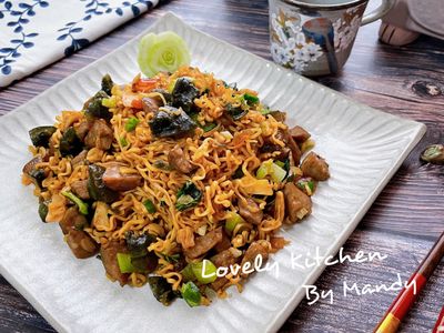 川辣皮蛋炒泡麵【統一麵】