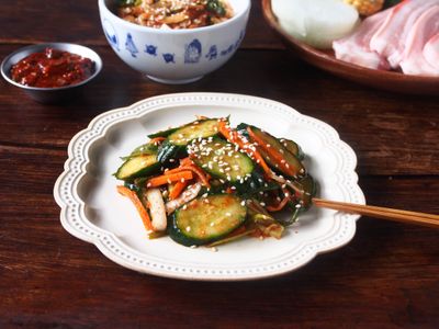 韓式涼拌小黃瓜 오이무침