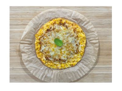 玉米薄餅(超簡單pizza)