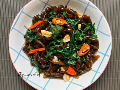 參考食譜 : 塔香海茸