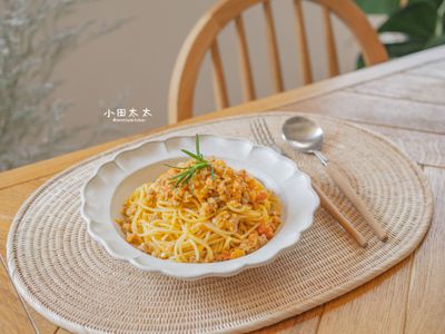 《番茄肉醬義大利麵》不加一滴水的蕃茄肉醬