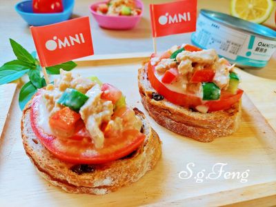 鮪魚醬佐法國麵包