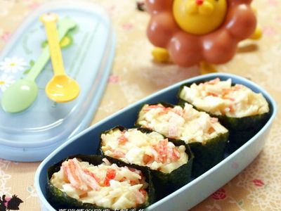 桂冠親子手做料理～蟳味軍艦卷