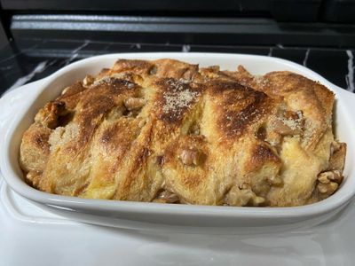 核桃麵包布丁 (綜合食譜)