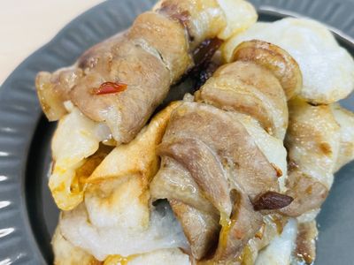 麻糬豬肉卷｜過熱水蒸氣烤箱微波爐