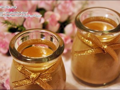 參考食譜 : 手工黑糖鮮奶布丁