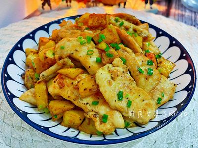 參考食譜 : 薯丁炒雞柳