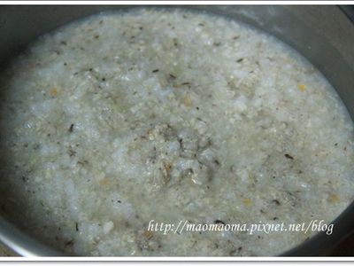 參考食譜 : 哲哲8M副食品-豬肉香菇粥