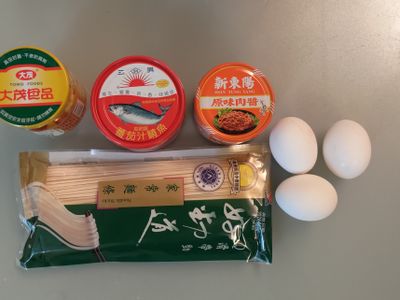 輕鬆完成的美味，茄汁鯖魚麵 - 大漠國渡