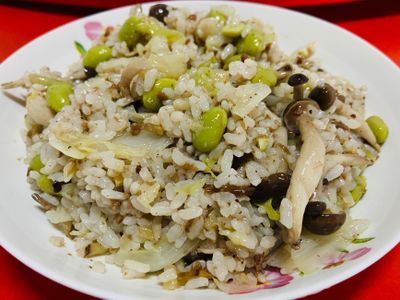 香椿高麗菜炒飯《素食料理》