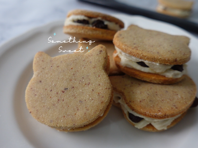 【純素無油】蘭姆葡萄夾心餅乾