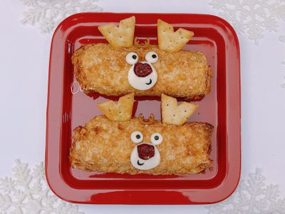 脆皮法式香蕉吐司卷