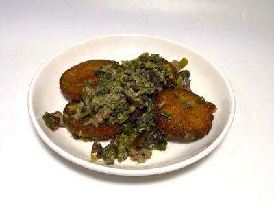 低碳食譜|皮蛋蒼蠅頭炒飽包