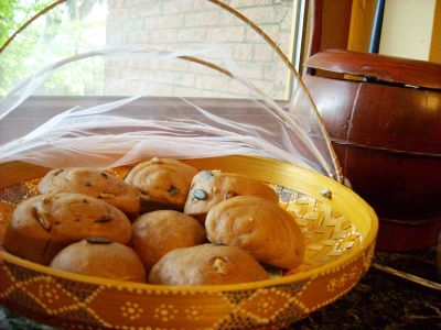 健康滿點的～全麥黑糖饅頭