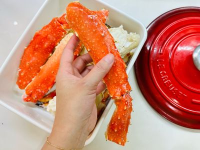 參考食譜 : 超簡單～水煮帝王蟹 🦀️