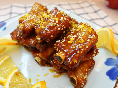 參考食譜 : 【 橙汁肋排 】－小家庭年菜企劃(2)