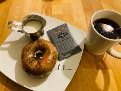 奶油貝果/在美國料理隨手作10