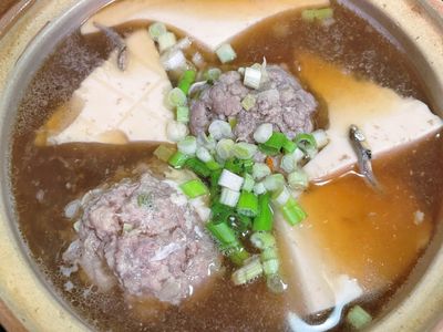 老式經典簡餐店的豆腐燒