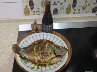 參考食譜 : (金蘭有機醬油) 香煎台灣鯛~母親的味道