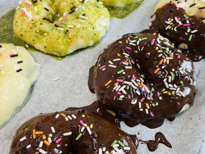 蒸甜甜圈｜過熱水蒸氣烤箱微波爐