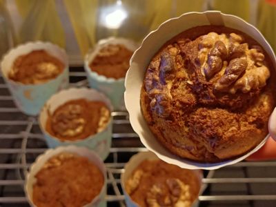 簡易無粉無油香蕉燕麥蛋糕