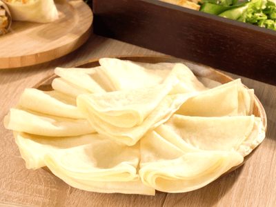 潤餅皮/春捲皮｜餅皮Q彈有勁 蒸的不易破