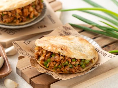 蜜汁燒肉肉夾饃【李錦記蜜汁烤肉醬】