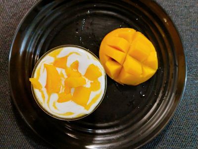 芒果椰奶西米露(奶素)