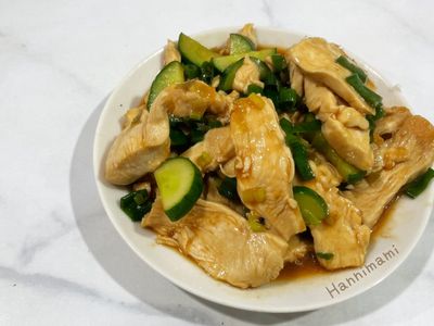 參考食譜 : 醬燒黃瓜雞胸