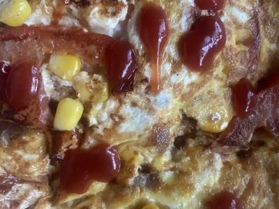 蕃茄玉米瘦肉煎蛋