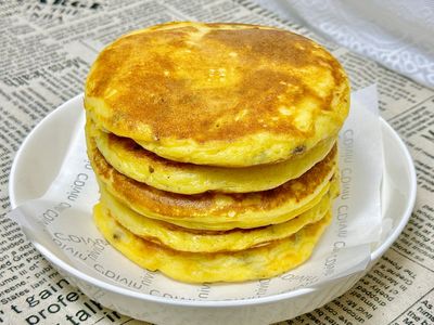 免揉玉米紅豆餅