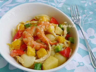 參考食譜 : 芒果義麵沙拉