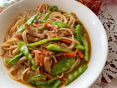 味噌蔬菜炒麵（全素）