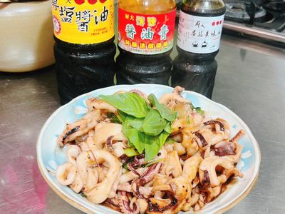 15分鐘上菜～三杯塔香魷魚