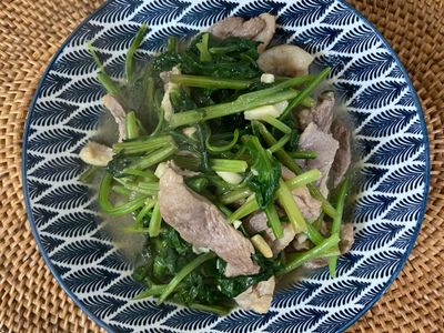 好市多鴨肉炒波菜