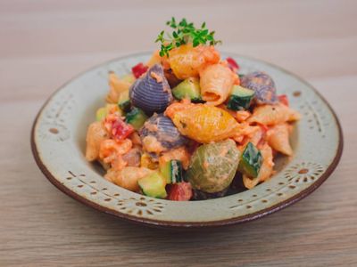 龍蝦沙拉貝殼麵