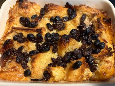 葡萄乾麵包布丁