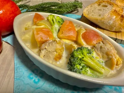 奶油雞肉燉菜