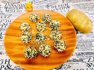 「美國馬鈴薯」馬鈴薯芝麻球