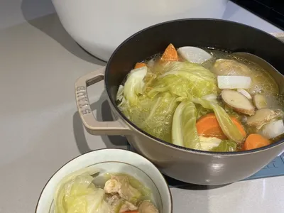 「夏普零水鍋」 麻油雞湯