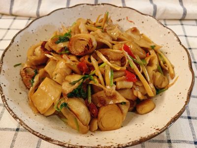 薑絲炒麵腸（全素）