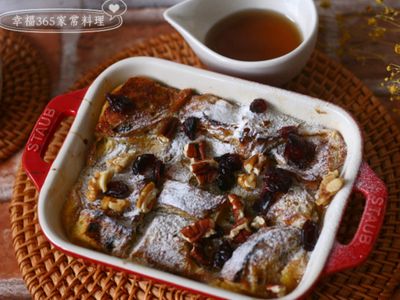 楓糖酒香麵包布丁