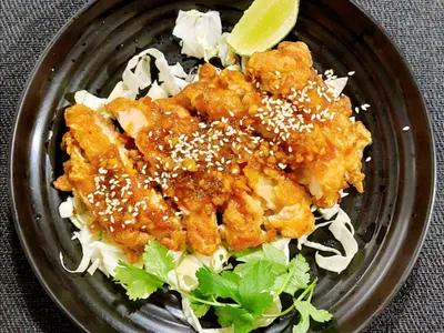 韓式奶油蜂蜜炸雞