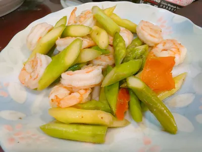 蘆筍炒蝦仁