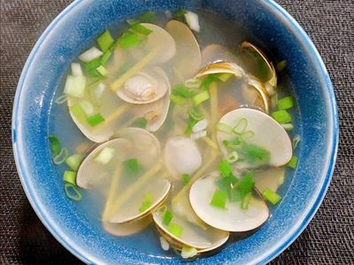 薑絲蛤蜊湯