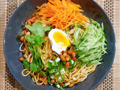 川香椒麻涼麵(五辛素)