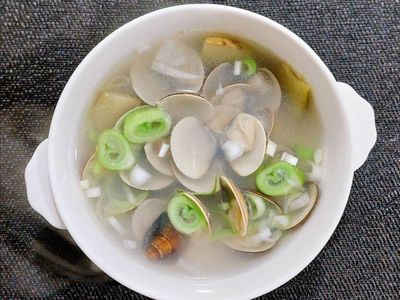 蔥花蛤蜊湯