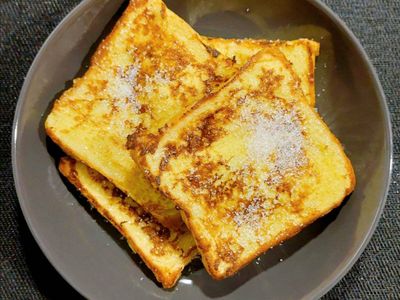 蜜糖法式吐司(奶蛋素)